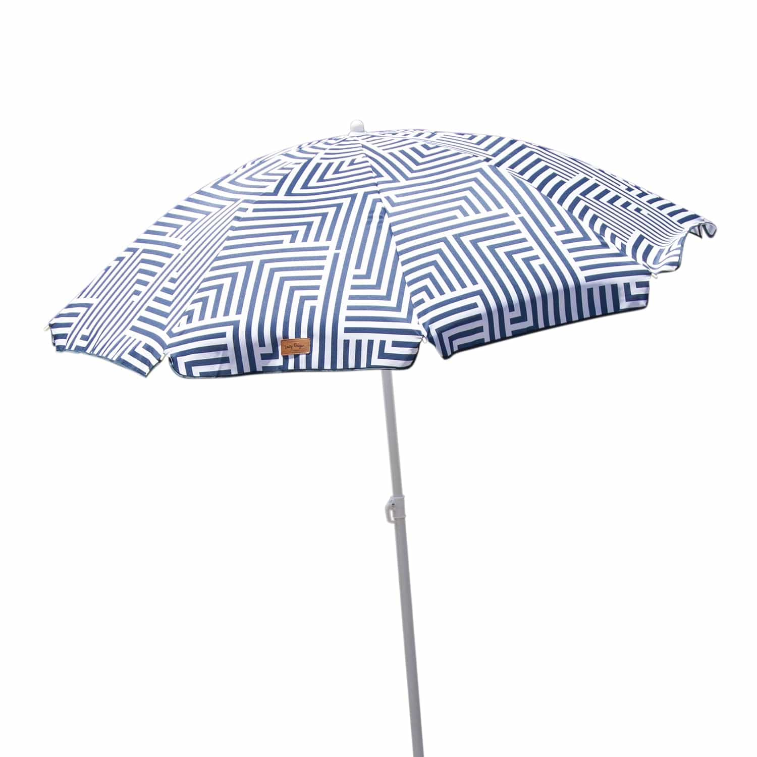 V915-LD0075-MK-203442-05 Lazy Dayz Beach Umbrella - Makena - Image 1