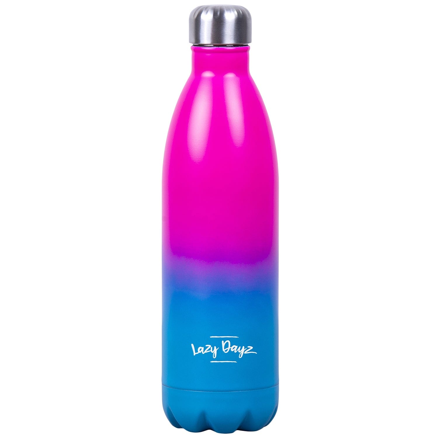 V915-LD0104-PB-203973-00 Lazy Dayz Jumbo Drink Bottle 1L - Pink Blue Ombre - Image 1