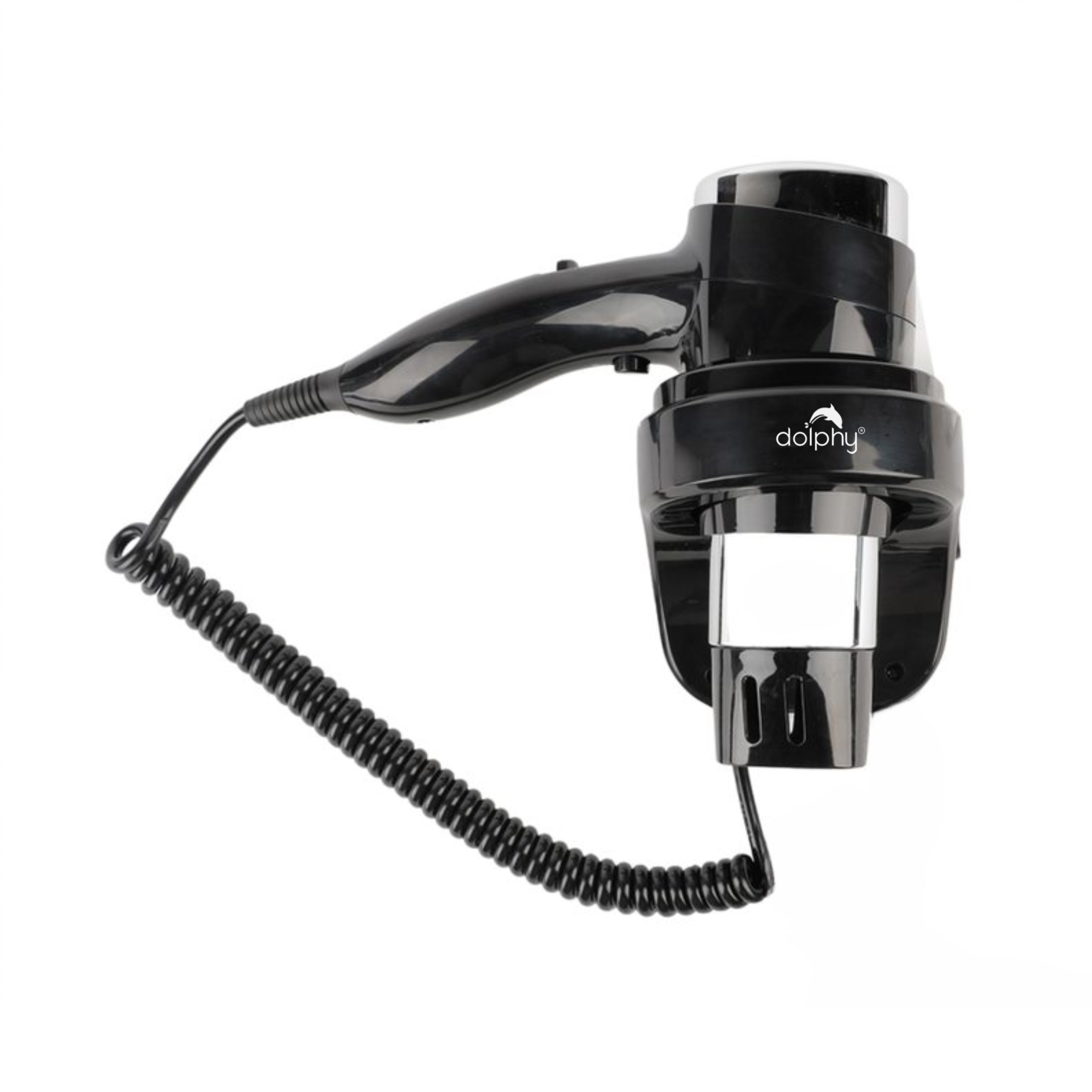 V959-DPHD0023-202507030920-00 Wall-Mount Hair Dryer 1600-1875W - Black - Image 1