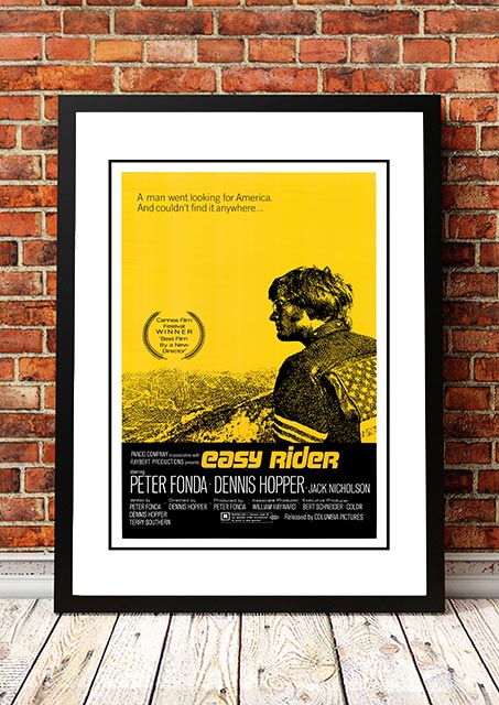 V967-CMP29-A3-202504140931-00 Easy Rider' Cult Movie Poster! - Framed A3 - Image 1