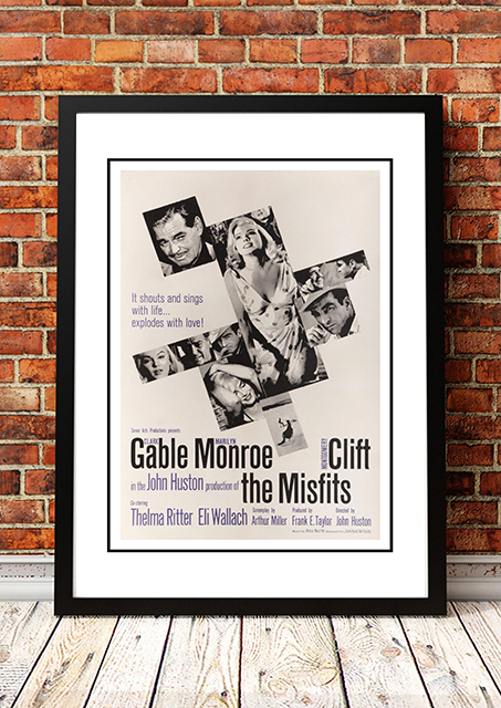 V967-MM0436-A4-202504140905-00 Marilyn Monroe ‘The Misfits’ Framed Movie Poster! - Framed A4 - Image 1