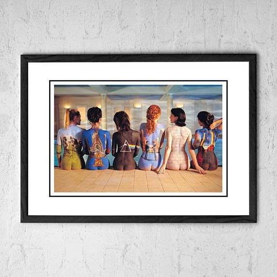 V967-SS0461-A3-202504150927-00 Pink Floyd ‘Painted Ladies’ Pop Art Print 1997 - Framed A3 - Image 1