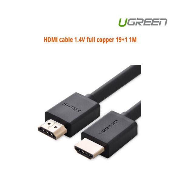 acbugn10106_01_10 UGREEN 1.4V full copper 19+1 HDMI cable 1M (10106) - Image 1