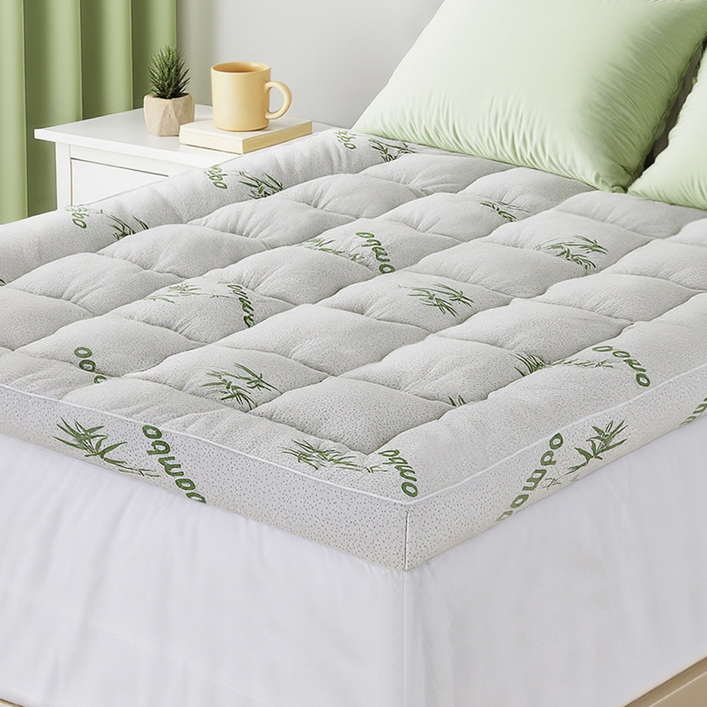 TOPPER-BAM-11-D-202508041912-06 Giselle Mattress Topper 11cm Pillowtop toppers Bamboo Double - Image 1