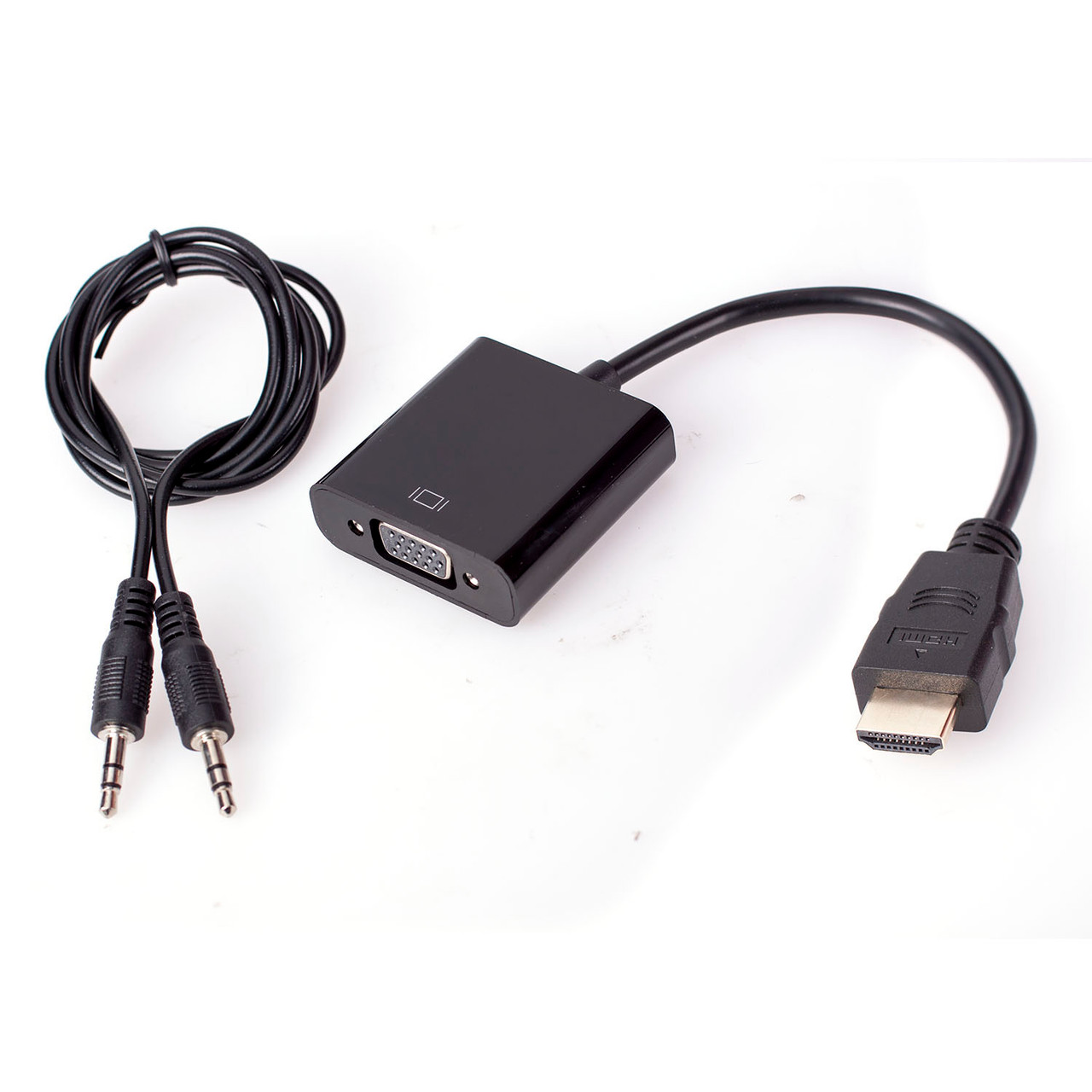 V1031-CB-HDMI-VG35-202507221410-00 HDMI to VGA Female Adapter with 3.5mm Audio - Image 1
