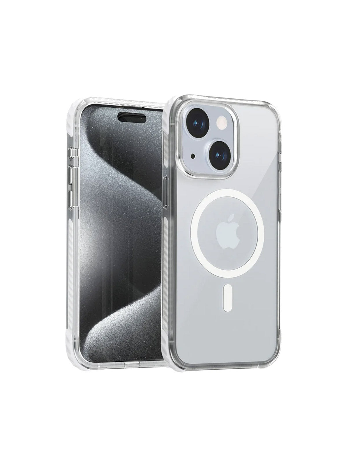 V1089-LLTSN1048548-202509030916-00 Aukey Urban Guard Magnetic Hard-Shell iPhone 15 Phone case - Transparent (TM11A) - Image 1