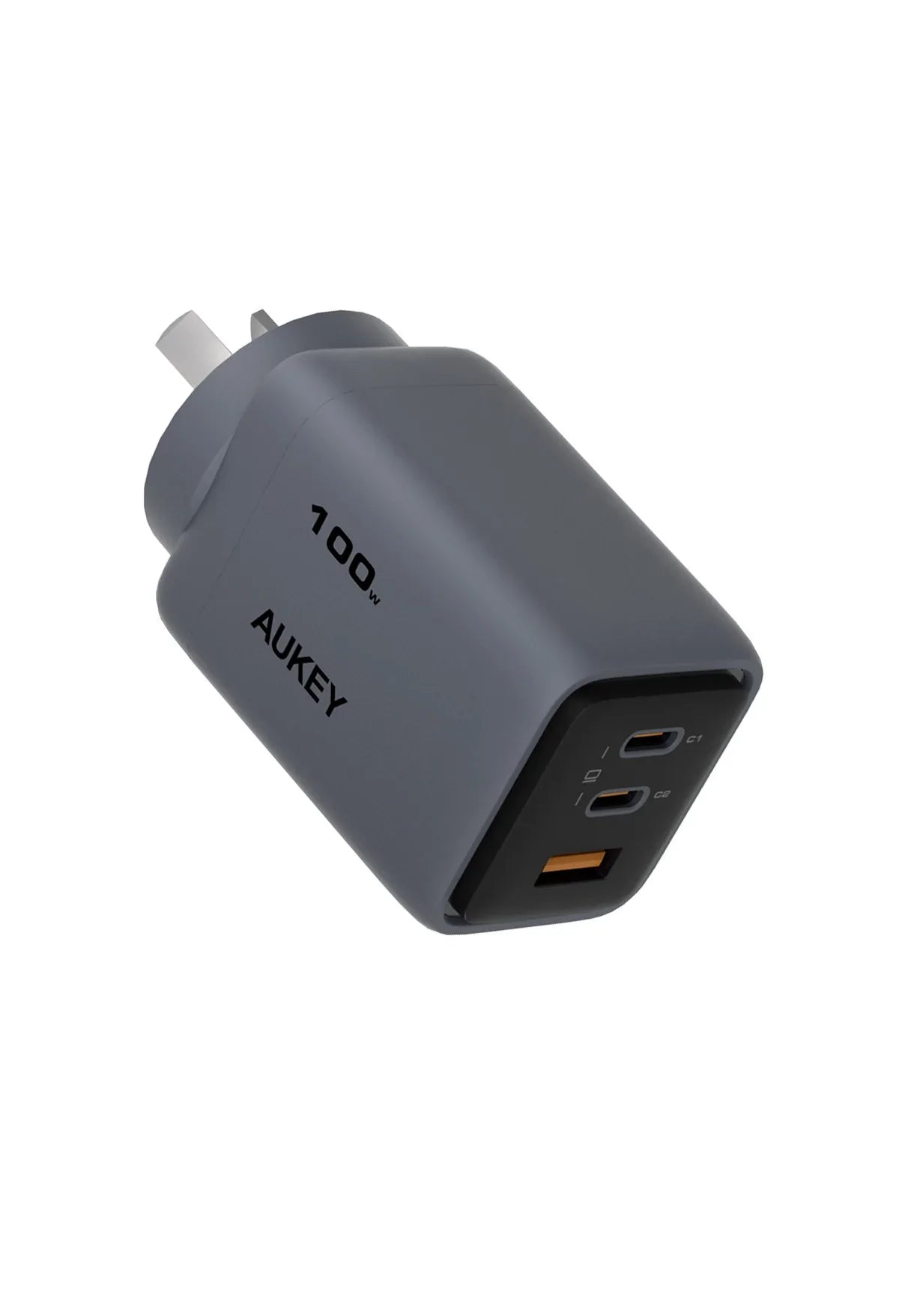 V1089-LLYSAUN1064060-202509030925-00 Aukey Comet 100W PD Fast Wall Charger GaN USB-C with 100W 1.8m USB-C to C Cable (PA-C5) - Image 1
