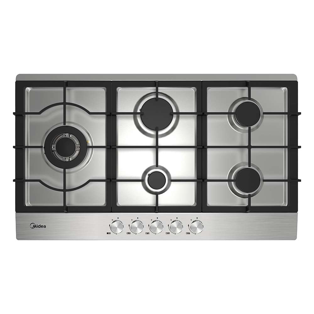 V214-MCG90SS-202508261325-00 Midea Gas Cooktop Stainless Steel 90cm - Image 1