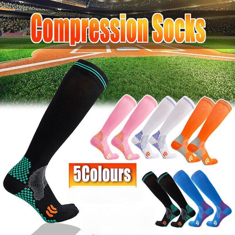 V528-9360101042356-202509302227-00 Compression Socks Miracle Copper Anti Fatigue Unisex Travel DVT Comfort 2XL - 1Pair Pink - Image 1