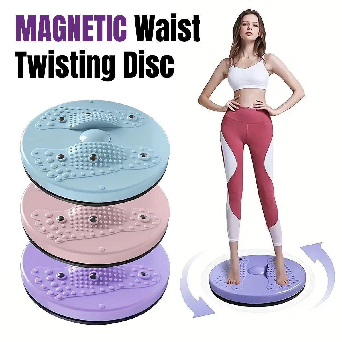 V528-FOOT-PEDAL-PURPLE-367692-202509301836-00 Waist Twisting Disc Abdominal Exercise Board for Home Gym and Yoga Fitness Training - Purple - Image 1