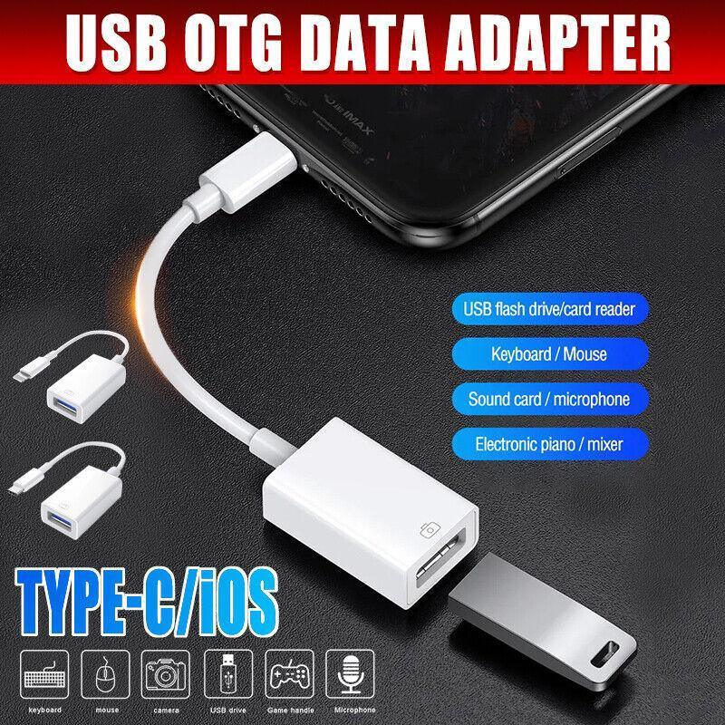 V528-TYPE-COTG-140838-202510010418-00 For Iphone Or Type C To Usb Otg Data Cable Adapter Male 3.0 A Female Converter - Type-C - Image 1