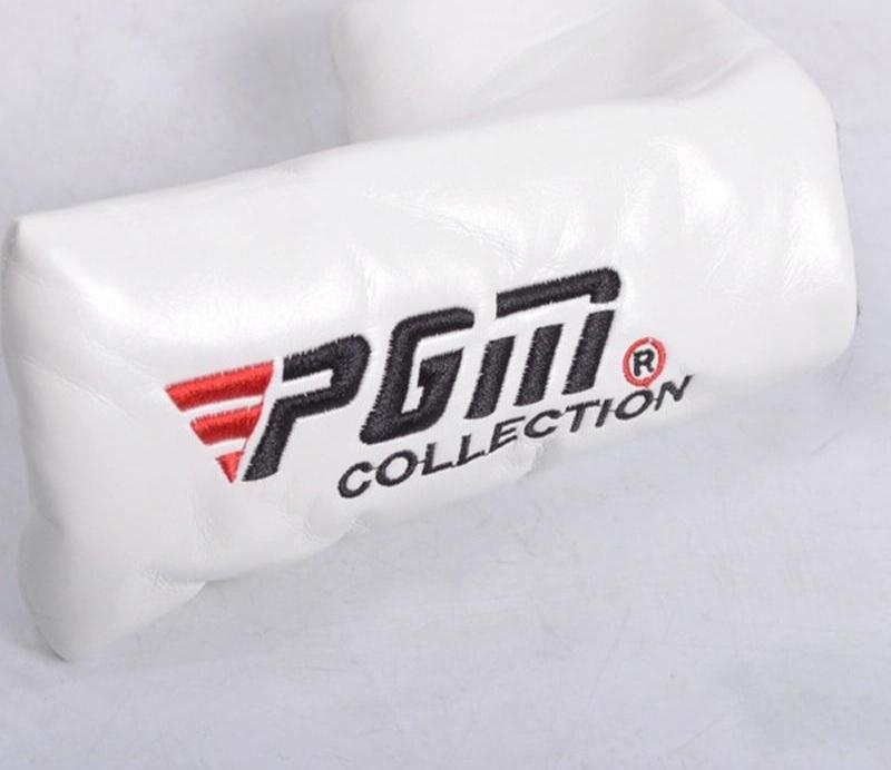 V562-01523841YZ-202508271440-00 White and Red Golf Club Head Cover - Image 1