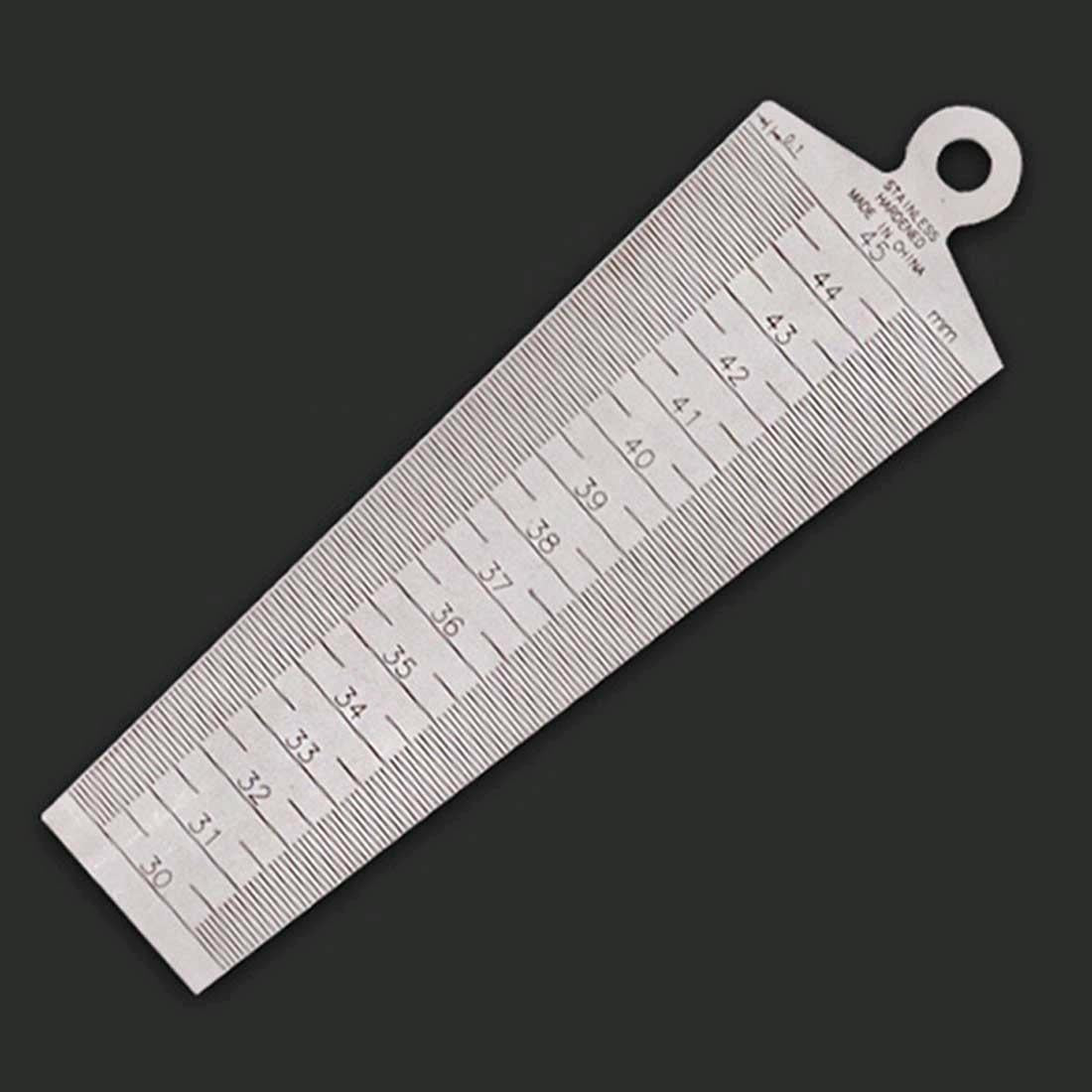 V562-0636PTE-202508271040-00 Stainless Steel Taper Gauge for Measuring Wedge Gaps 30-45mm - Image 1