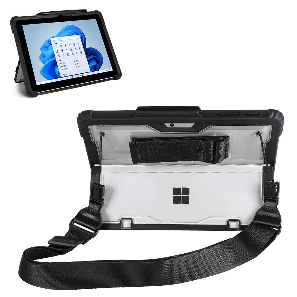 V562-104367200ADE-202508272210-00 Transparent Acrylic Hand Shoulder Strap Case for Microsoft Surface Pro 8 - Image 1