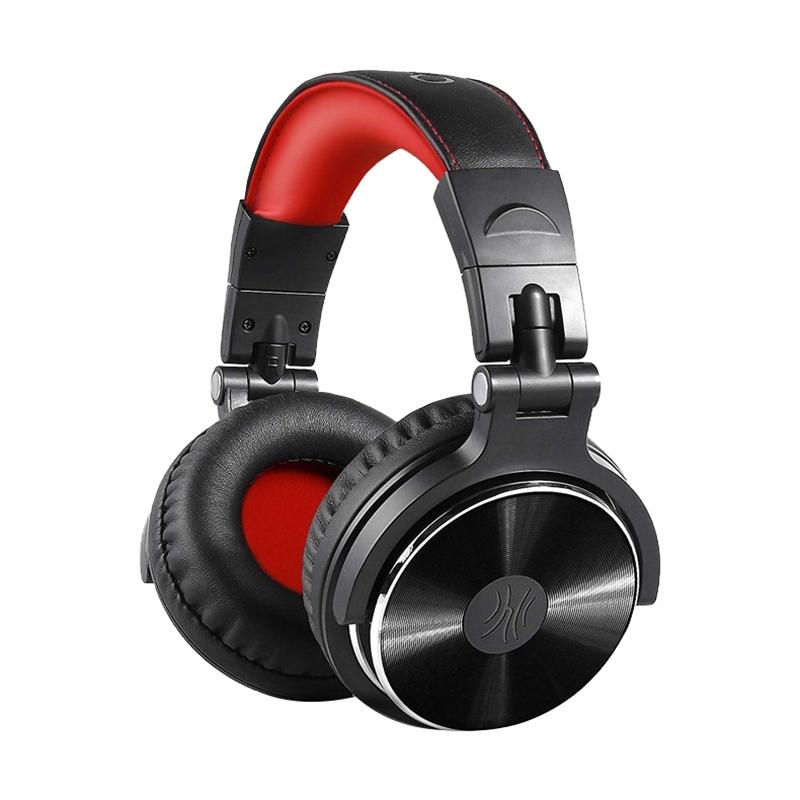 V562-106599100ADE-202508280021-00 Head-Mounted Wired Headphone With Noise Reduction And Mic Black / Red - Image 1