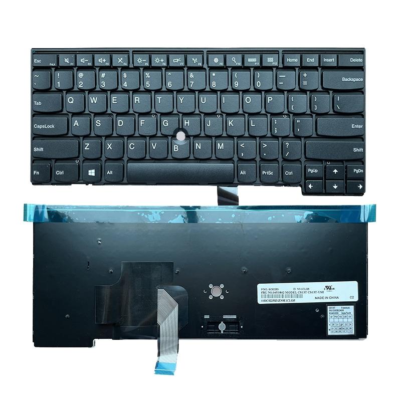 V562-3087932060DBT-202508272154-00 Lenovo T450 T440 T440s T440p E431 E440 L450 L460 us Keyboard - no Joystick or Backlight - Image 1
