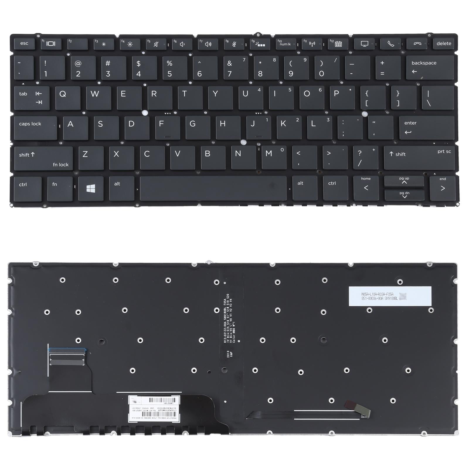 V562-402239300ADE-202508271911-00 Hp Elitebook X360 Keyboard with Backlight - us Version - Image 1