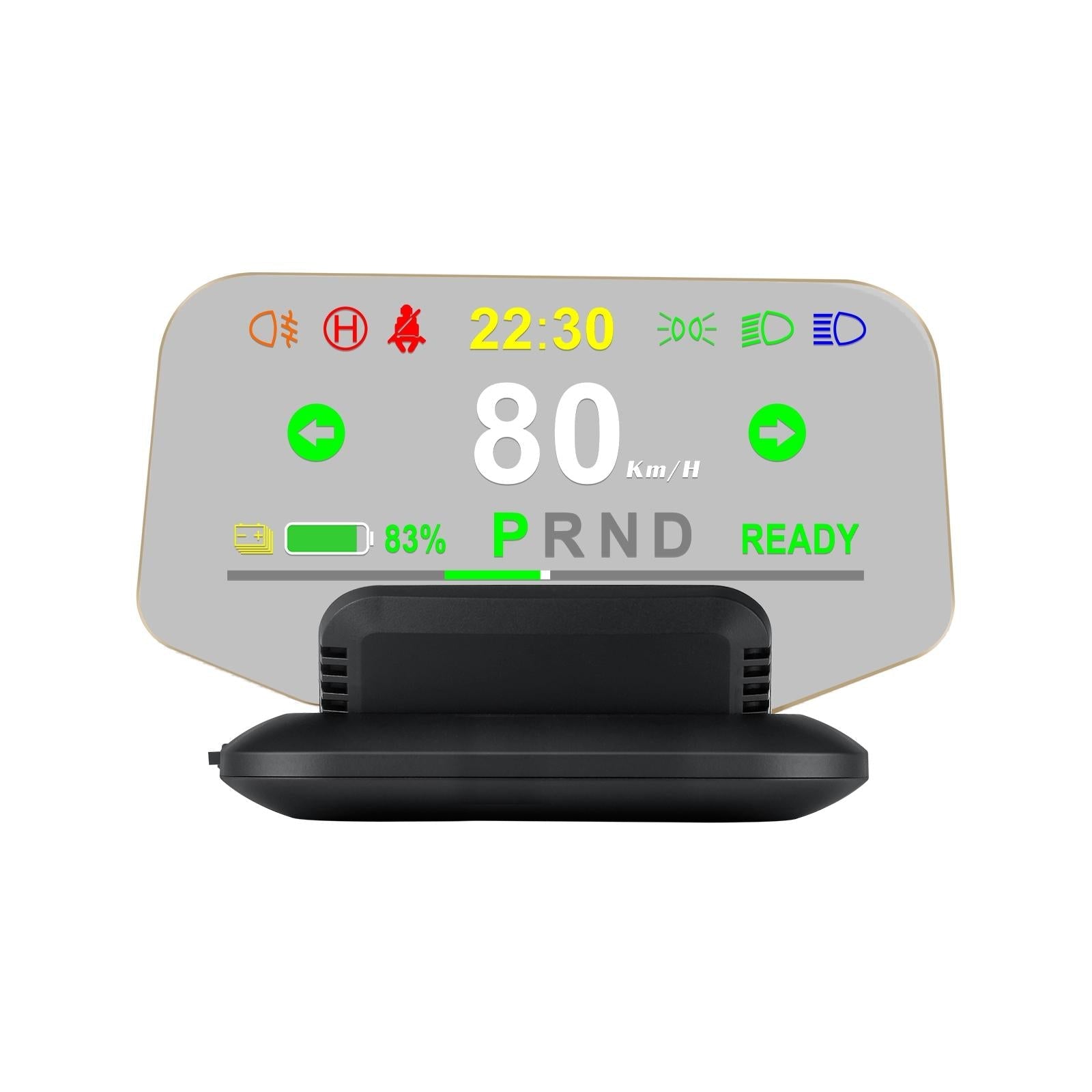 V562-5924100ADE-202508271946-00 5.1 Inch Car Hud Display For Tesla Model 3 / Y Overspeed Alarm & Battery Percentage - Image 1