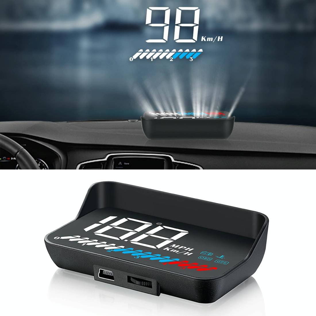 V562-9257SMC-202508271931-00 Universal Car Obd2 + Gps Hud 3.5 Inch Display Fuel Consumption - Image 1