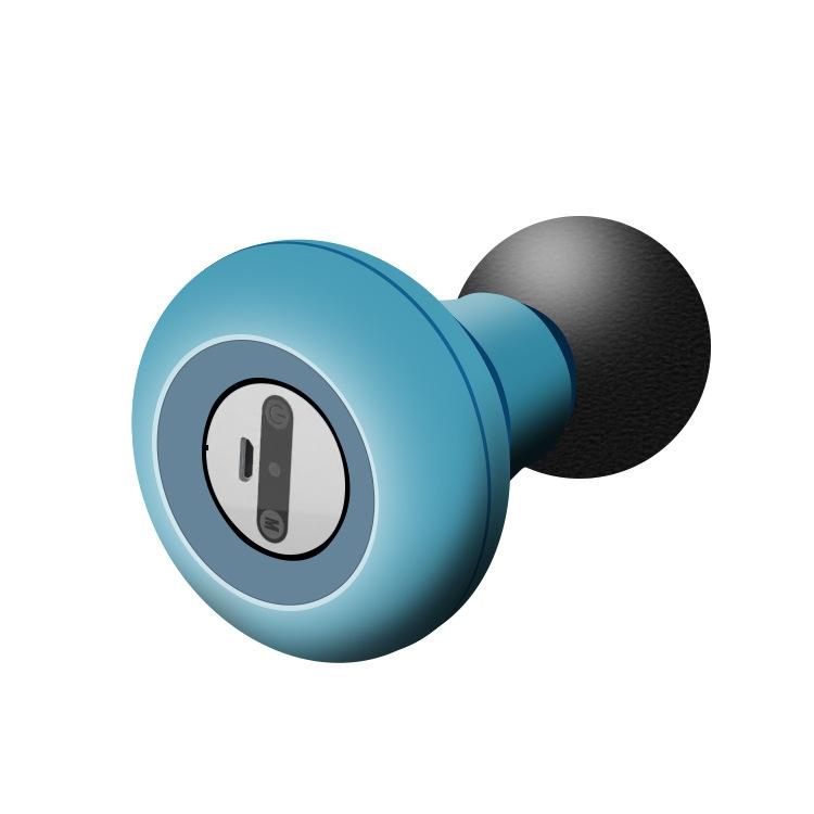 V562-A1037379950DBT-202508292310-00 Portable Muscle Relaxation Massager Home Vibrating Hammer - Blue - Image 1