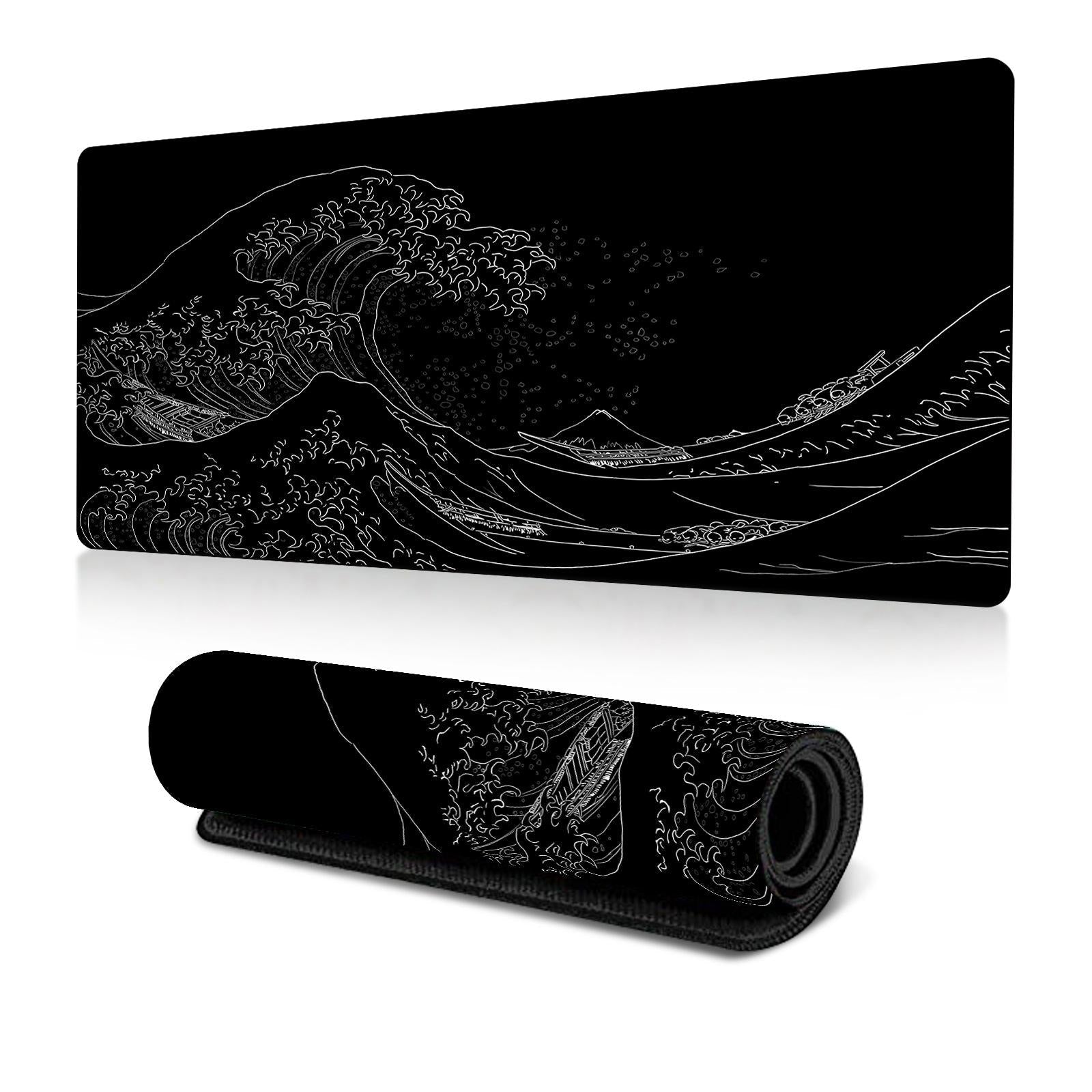 V562-A5008855060DBT-202508291254-00 Non Slip Gaming Mouse Pad Big Wave Design - No.1 - 400X900X2Mm - Image 1