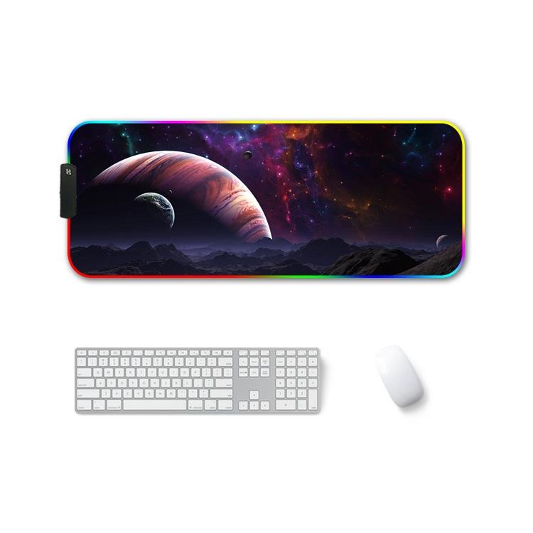 V562-A6018412750DBT-202508291445-00 Rgb Non Slip Mouse Pad With Thermal Transfer - Vast Starry Sky - Image 1