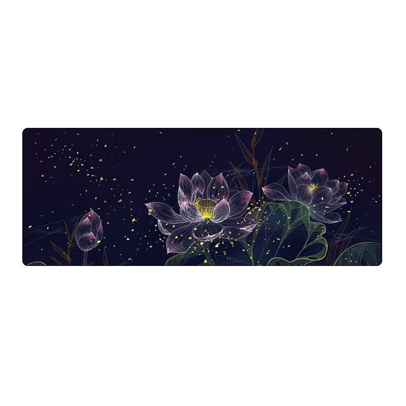 V562-B0104022060DBT-202508291530-00 Spacious Mouse Pad For Desk - 2 Lotus - Image 1