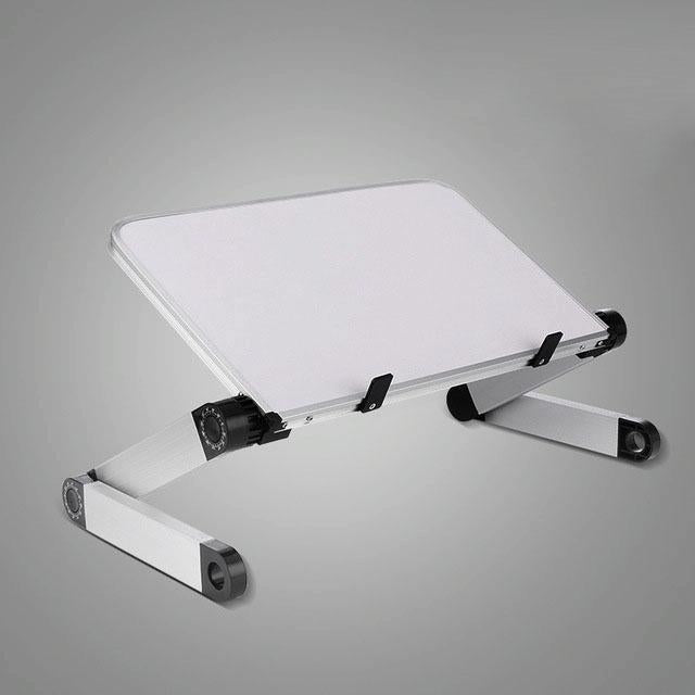 V562-B104497260DBT-202508290340-00 Adjustable Folding Laptop Stand - 360 Degree Rotation Aluminum Alloy - White - Image 1