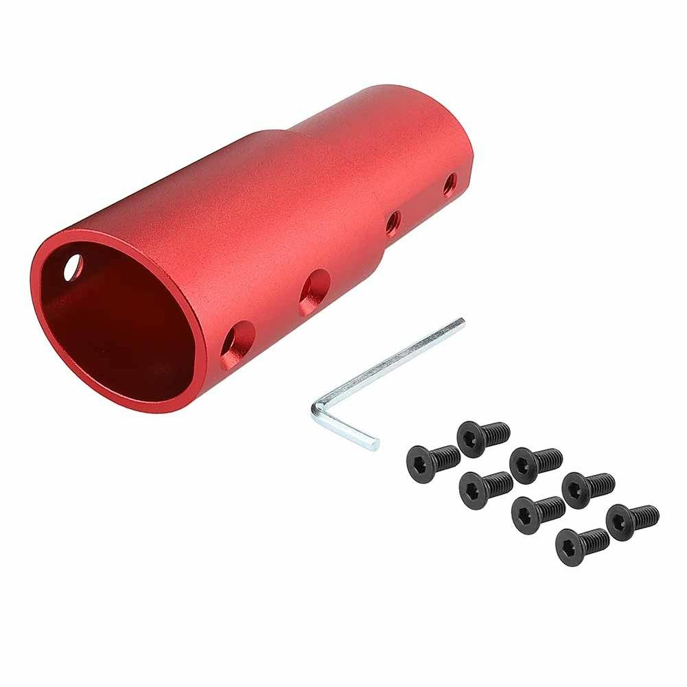 V562-B1055932060DBT-202508281745-00 Xiaomi M365 / M365 Pro2 1s Aluminum Extension Pole - Black - Red - Image 1