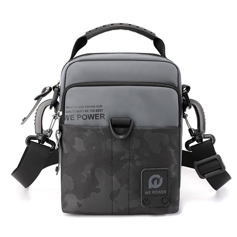 V562-B1070383060DBT-202508282326-00 Lightweight Men Sports Shoulder Bag Compact And Functional - Grey - Image 1