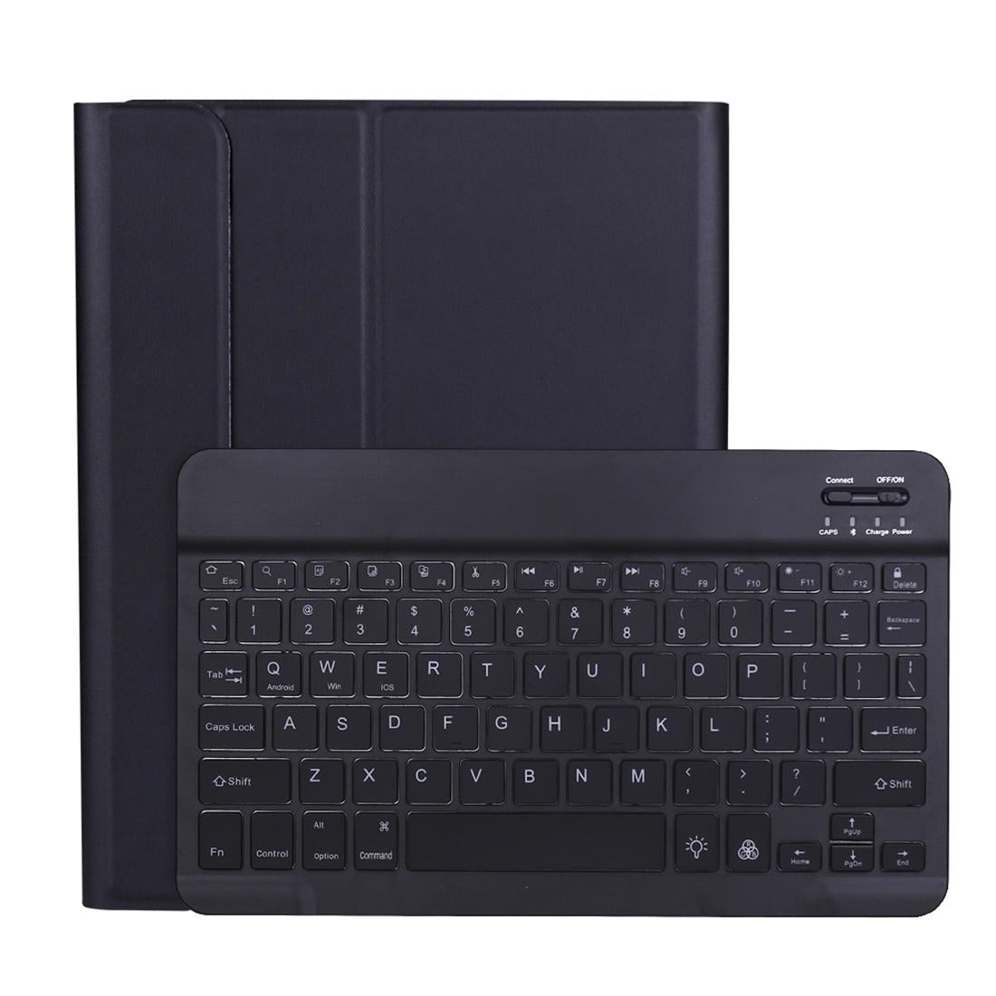 V562-B1977ORPI-202508290210-00 Detachable Bluetooth Keyboard Case For Ipad Pro 11 With Backlight & Pen Slot - Black - Image 1