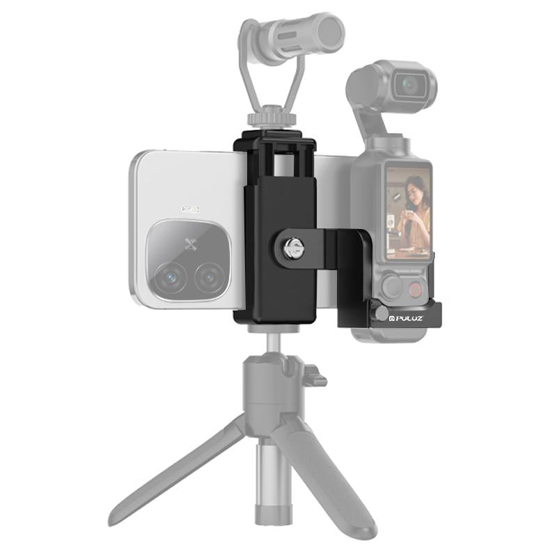 V562-B527UP-202508280153-00 3 In 1 Protective Frame For Dji Osmo Pocket Phone Clamp Adapter Black - Image 1