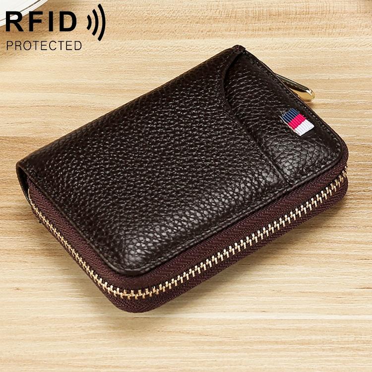 V562-C4122BCC-202508281045-00 Multi Card Rfid Ladies Wallet - Coffee - Image 1