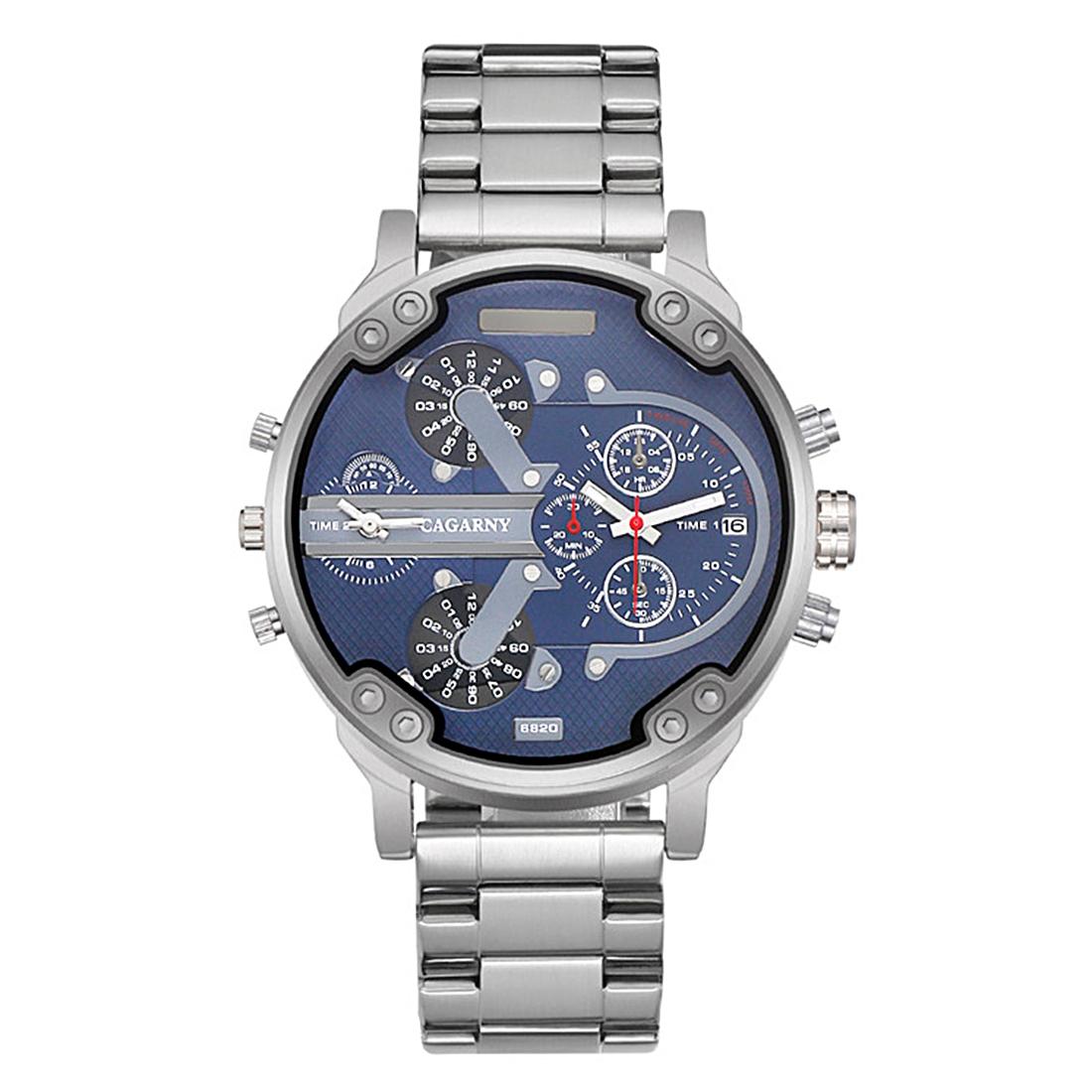 V562-C4200AW-202508282125-00 Large Dial Dual Time Zone Business Watch - Fashionable Quartz - Wa0024C - Image 1