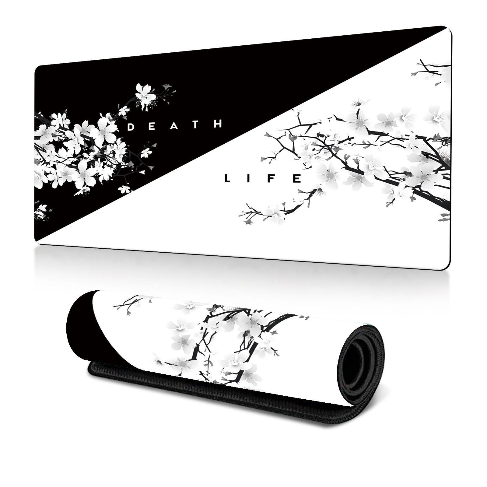 V562-D3037265060DBT-202508291616-00 Cherry Blossom Ink Painting Mouse Pad Non Slip - Pattern 9 - 300X800X2Mm - Image 1