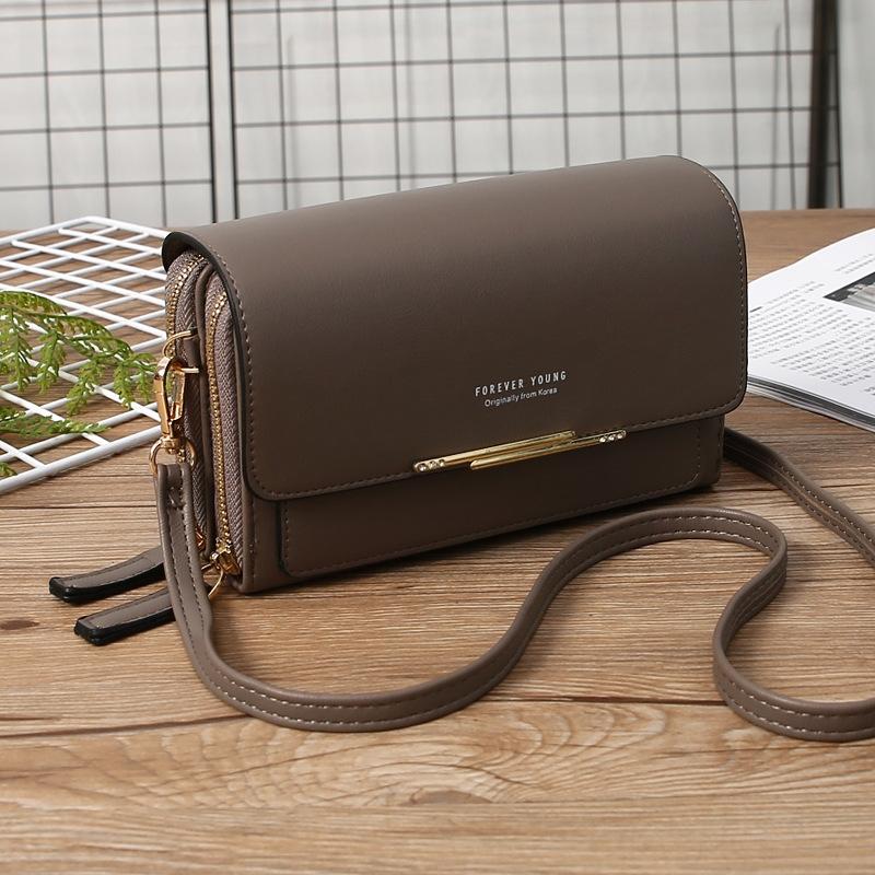 V562-E1065653060DBT-202508290603-00 Large Capacity Women Wallet Clutch Bag Versatile Crossbody - Grey - Image 1