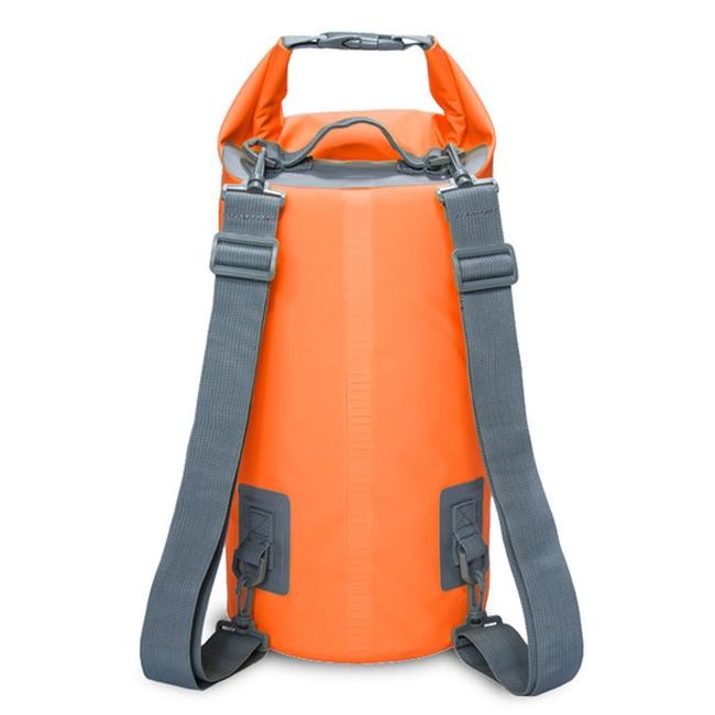 V562-E3585GO-202508282335-00 Waterproof Dual Shoulder Strap Dry Bag 50L Capacity - Orange - Image 1