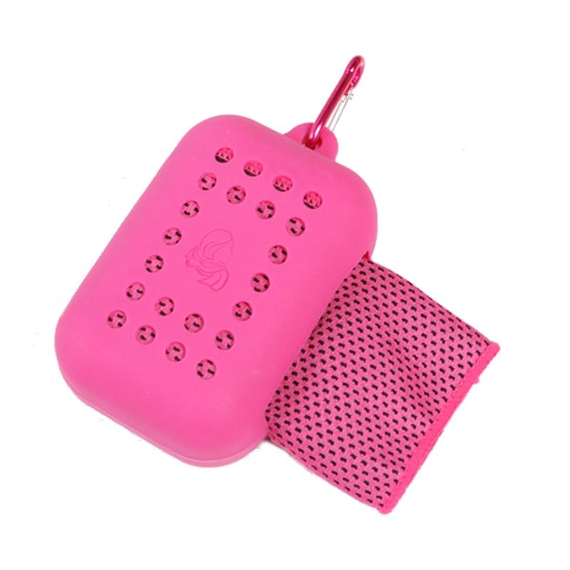 V562-G1063332060DBT-202508290610-00 Chill Towel For Summer Workouts - Rose Red - Image 1