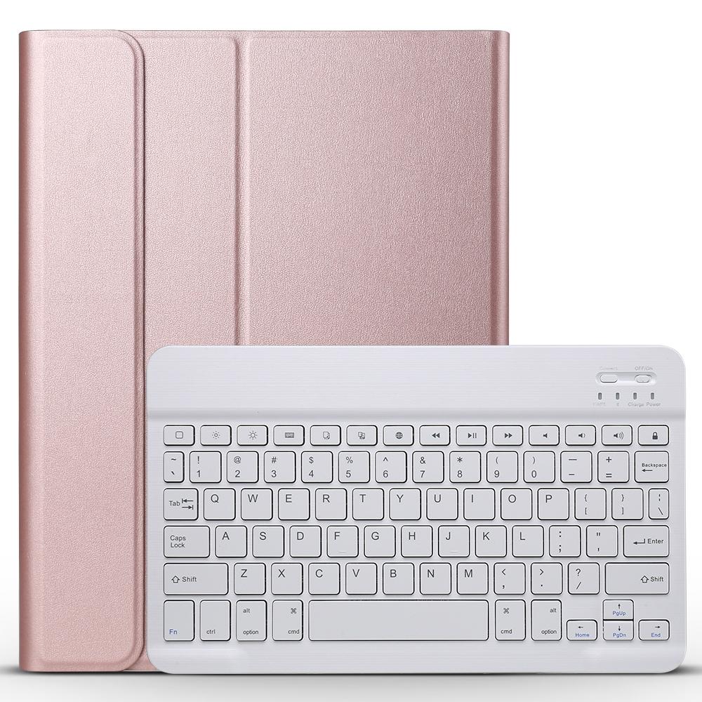 V562-GR4091D6PI-202508290915-00 Ultra-Thin Bluetooth Keyboard Case For Ipad Pro 11 - Rose Gold - Image 1