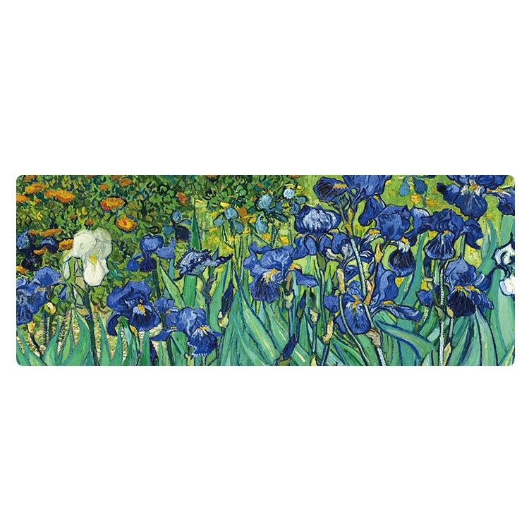 V562-L8077022060DBT-202508291536-00 Large Desk Mouse Pad For Oil Painting - Iris - Image 1