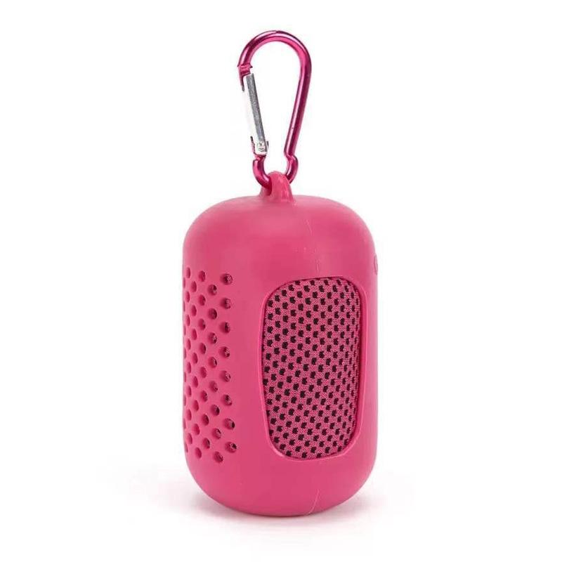 V562-M1063332060DBT-202508290610-00 Chill Towel For Summer Workouts - Cylindrical Rose Red - Image 1