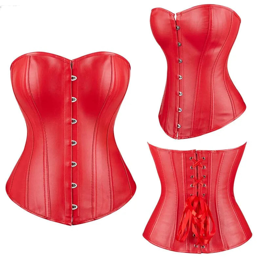 V562-OBBPBBNLOIXAPBIA-5-202508291853-00 Steampunk Plus Size Slimming Body Shapewear Corset Red / Black - Red - 6Xl - Image 1