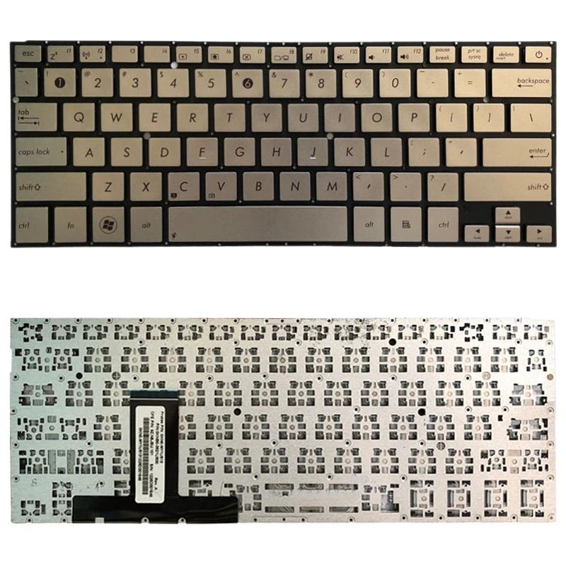 V562-S4861SPS-202508290216-00 Keyboard for Asus Zenbook Ux31 Series - us Version - Silver - Image 1