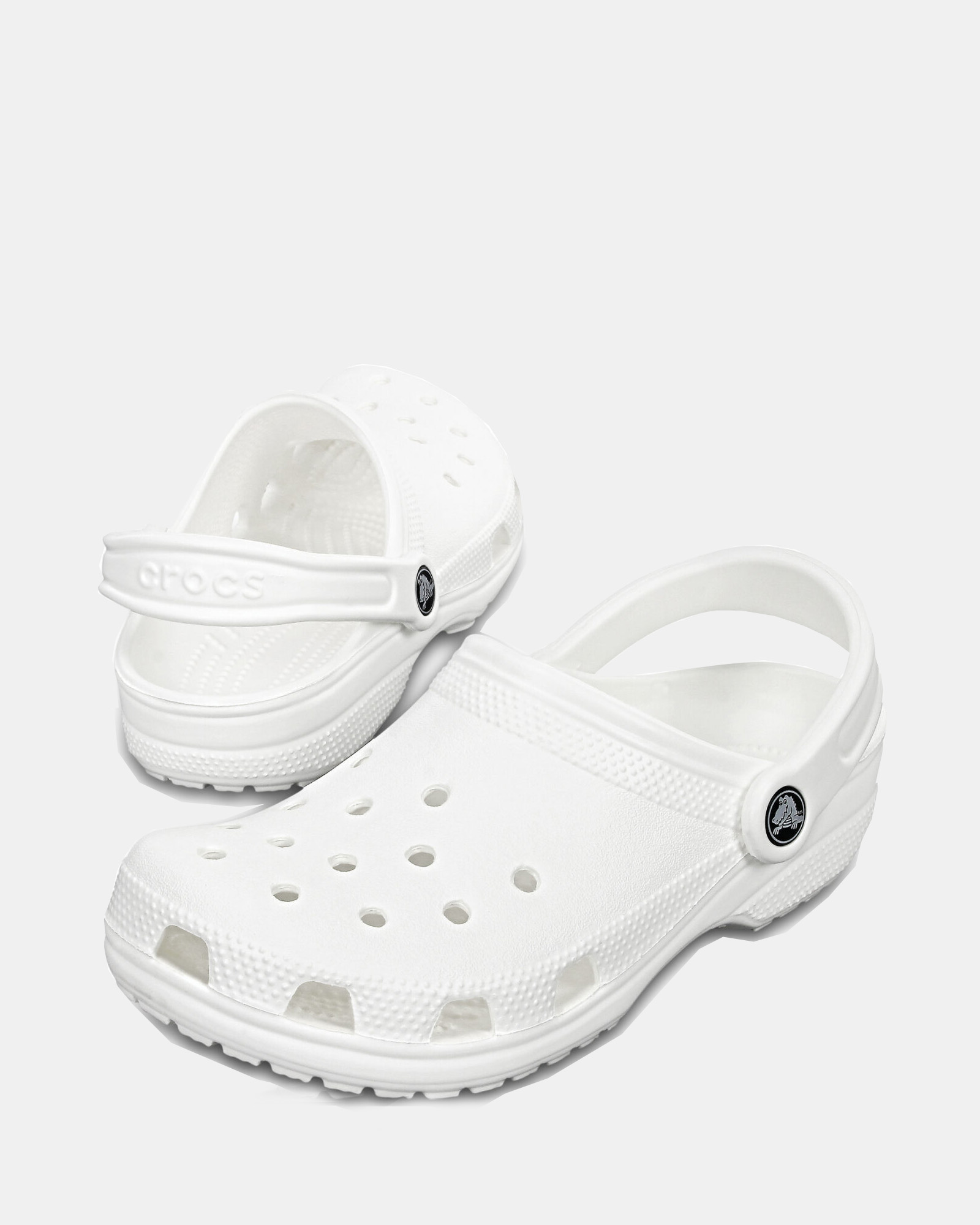 V596-CCWHITEM5-202508181035-00 Classic Clog White Mens 5/Womens 7 - Image 1