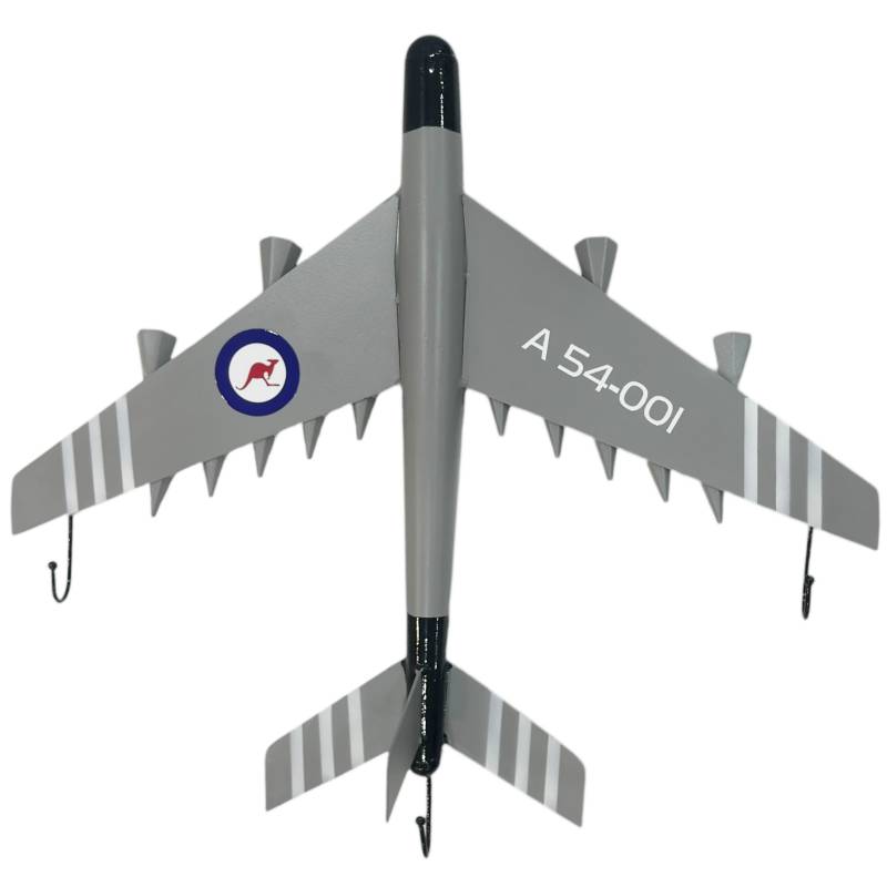 V637-E147432-202508252255-00 A54-001 Jet Fighter w Hanging Hooks 49cm - Image 1