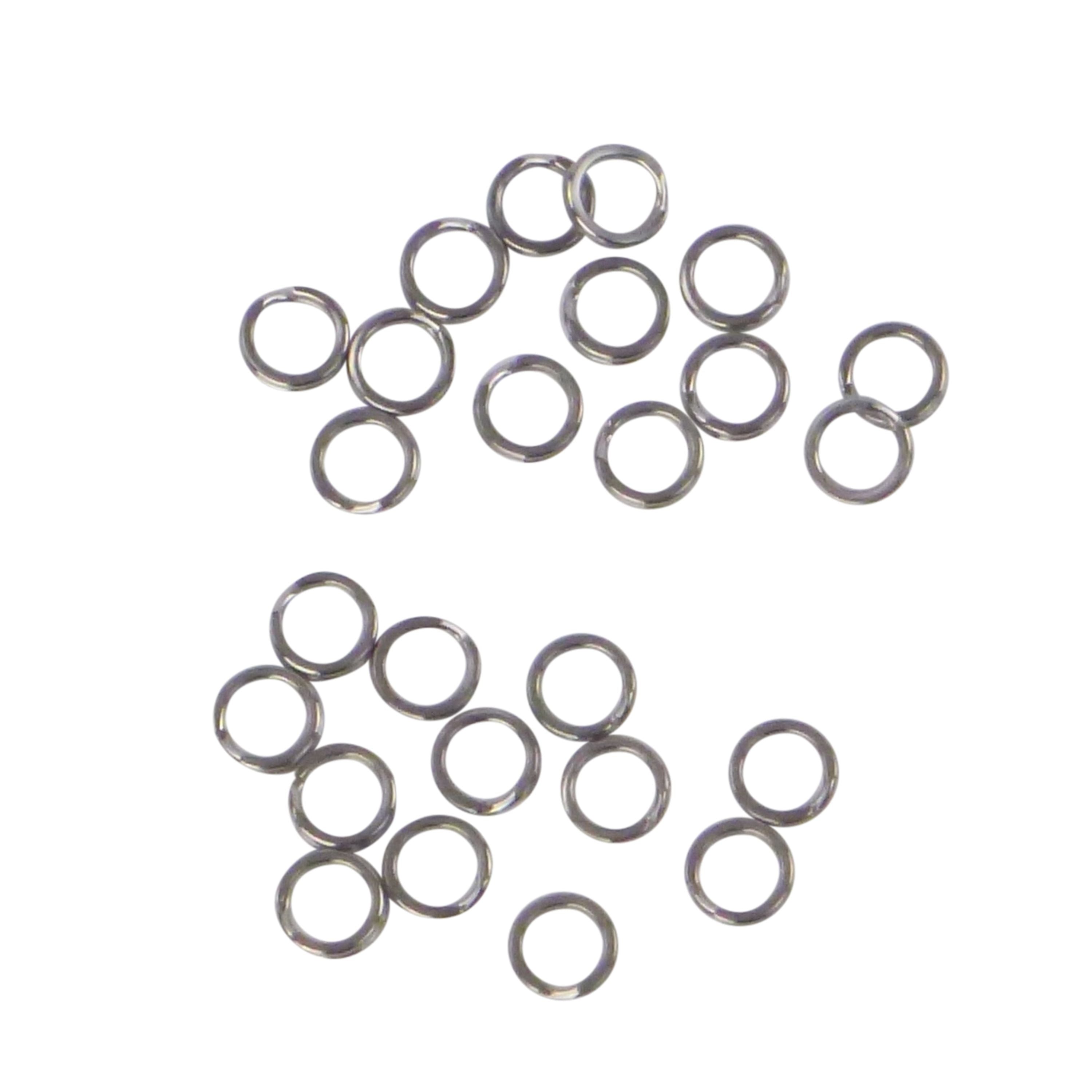 V658-93MC00025053-202507311430-00 Swimerz 8mm Split Ring Stainless Steel, 25 Pack - Image 1