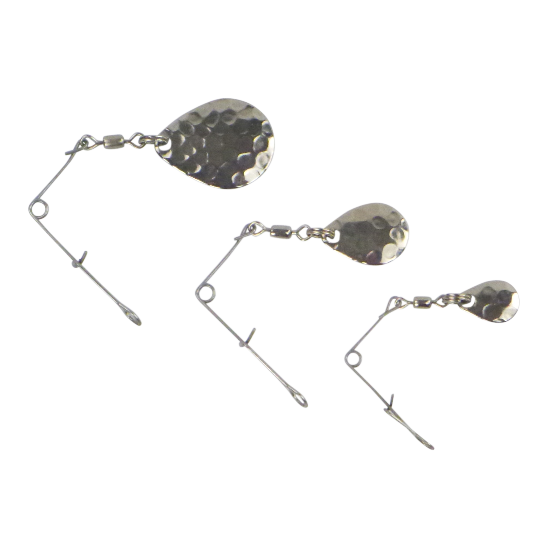 V658-93MC000270040-202507311241-00 Swimerz Jig Spinner, Large, Hammered Nickel, 5 Pack - Image 1