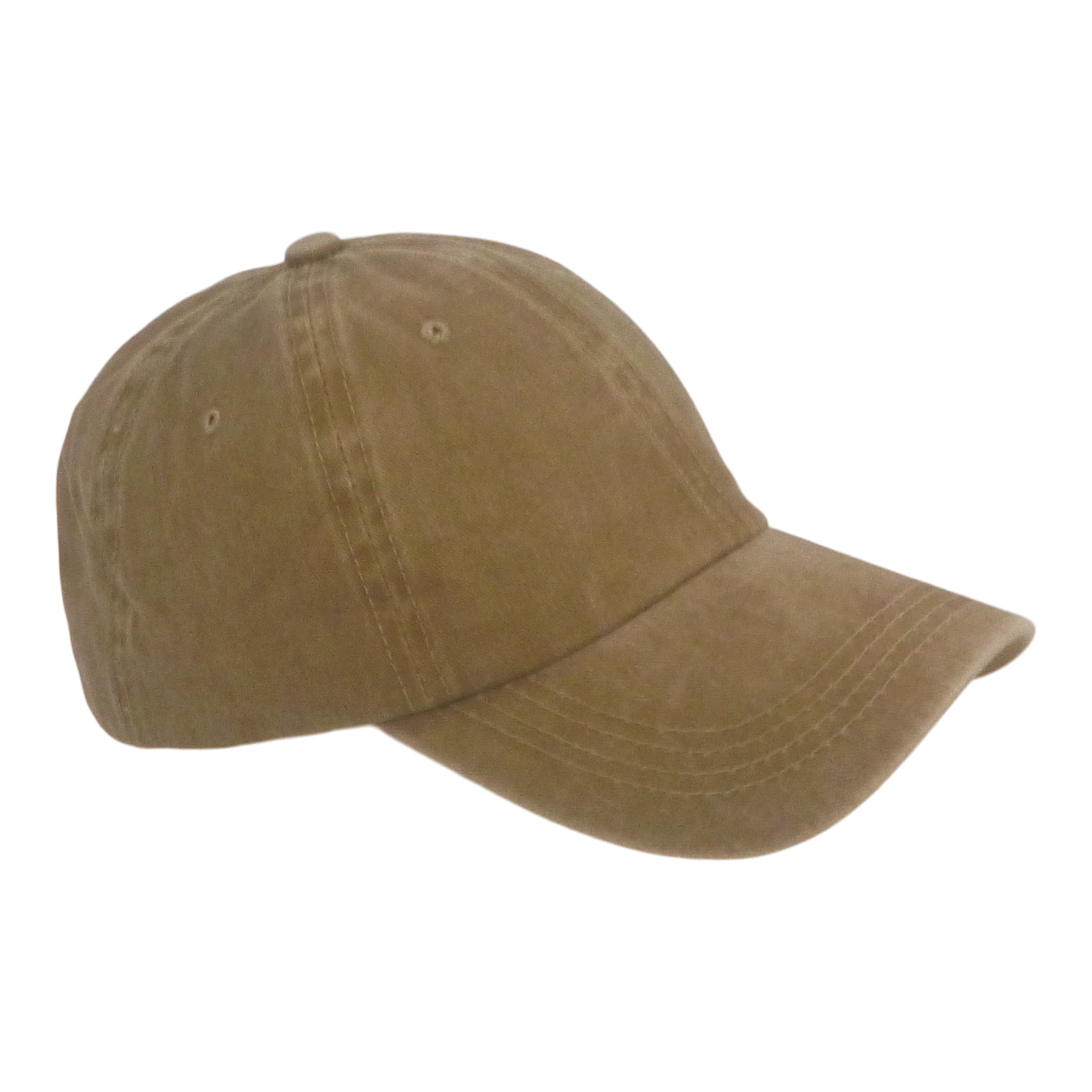V658-93MC000310453-202507311146-00 BSTC 6-Panel Baseball Cap, Distressed Cotton, Tan - Image 1