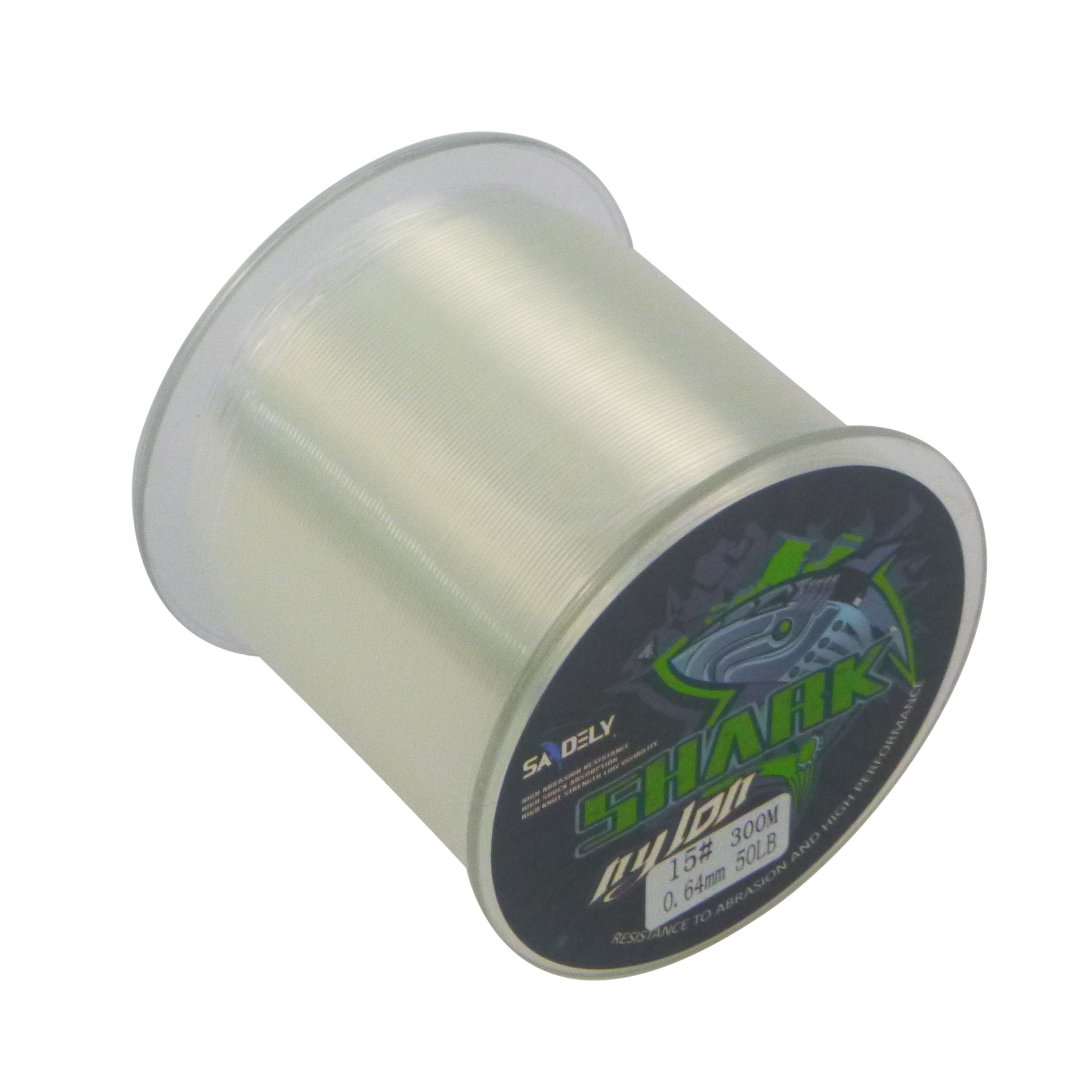 V658-93MC000630706-202507311310-00 Samdely Shark Mono, Clear, #9.0, 30lb, 300Mtr - Image 1