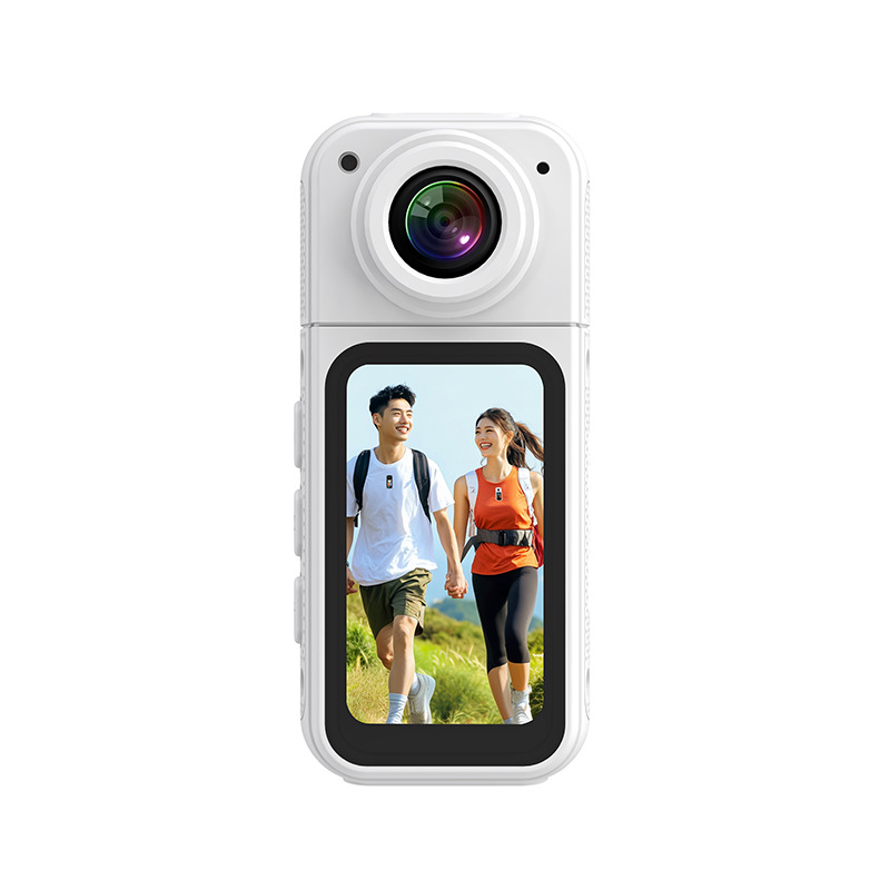 V888-ELOSUNG35783-202507281645-00 Thumb-Sized 2.7K Camera with 180 Rotatable Lens & Magnet Mount - Capture Your World Hands-Free(white+64G) - Image 1